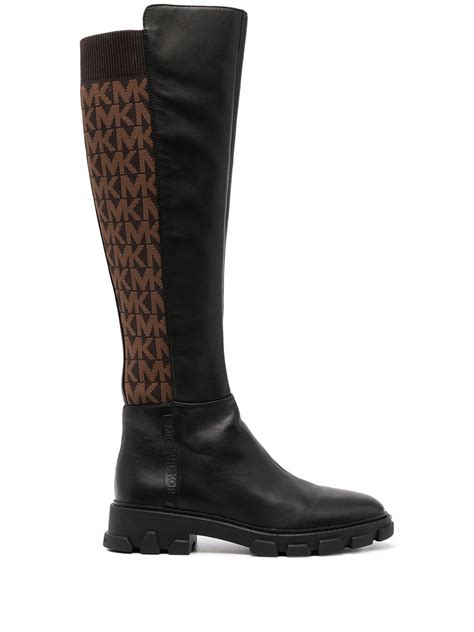 michael kors ridley leather boots